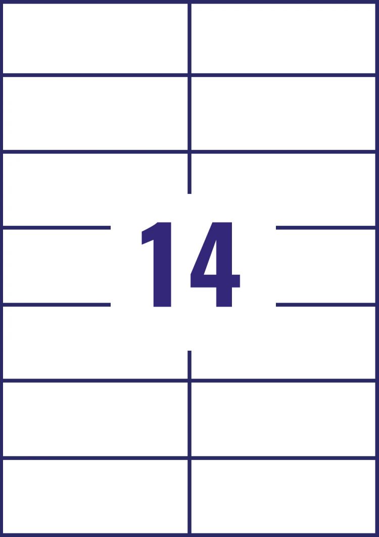 Avery 3653 Multipurpose Labels 100 sheets - 14 Label per Sheet - Image 2