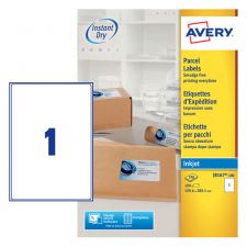 Avery J8167-100 Parcel Labels 100 sheets - 1 Label per Sheet thumbnail 2