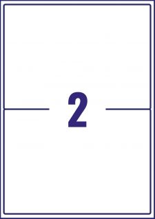 Avery J8168-100 Parcel Labels 100 sheets - 2 Labels per Sheet thumbnail 2