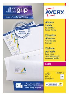 Avery L7163-40 Address Labels 40 sheets - 14 Labels per Sheet thumbnail 1