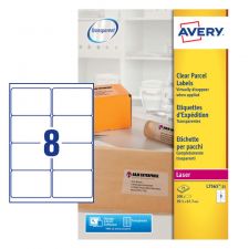 Avery L7565-25 Parcel Labels 25 sheets - 8 Labels per Sheet