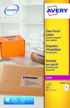 Avery L7565-25 Parcel Labels 25 sheets - 8 Labels per Sheet thumbnail 4