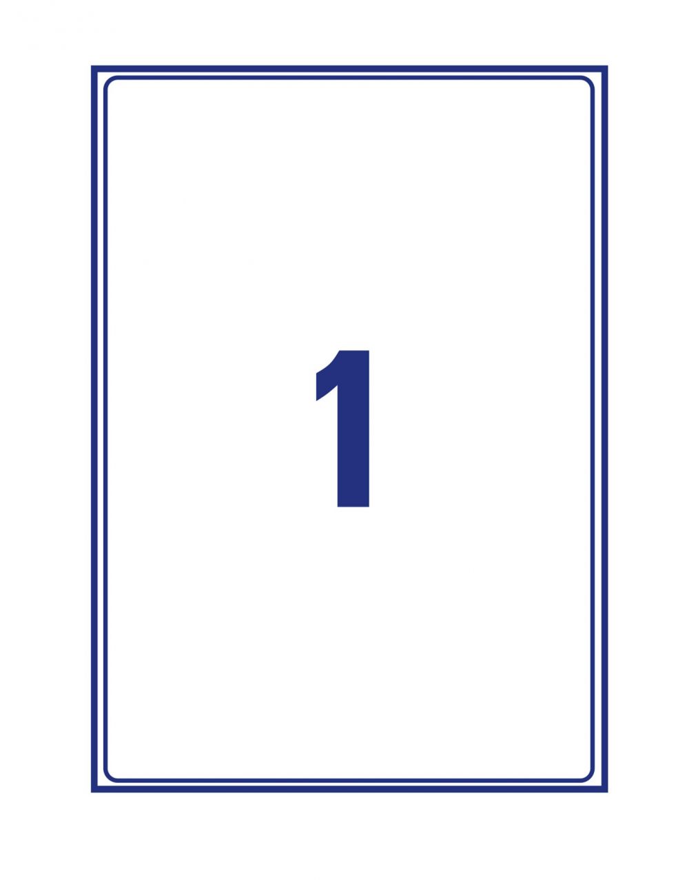 Avery LR7167-100 Recycled Parcel Labels 100 sheets - 1 Label per Sheet