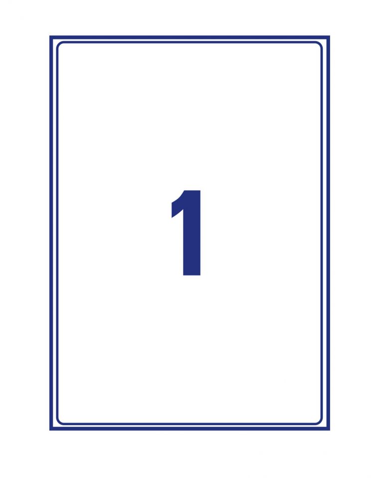 Avery LR7167-100 Recycled Parcel Labels 100 sheets - 1 Label per Sheet