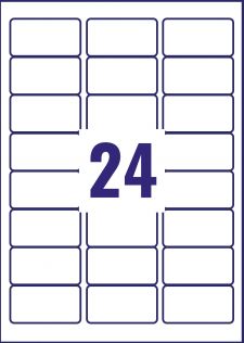 Avery L4773-20 Resistant Labels 20 sheets - 24 Labels per Sheet thumbnail 2