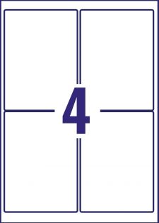 Avery L4774-20 Resistant Labels 20 sheets - 4 Labels per Sheet thumbnail 2