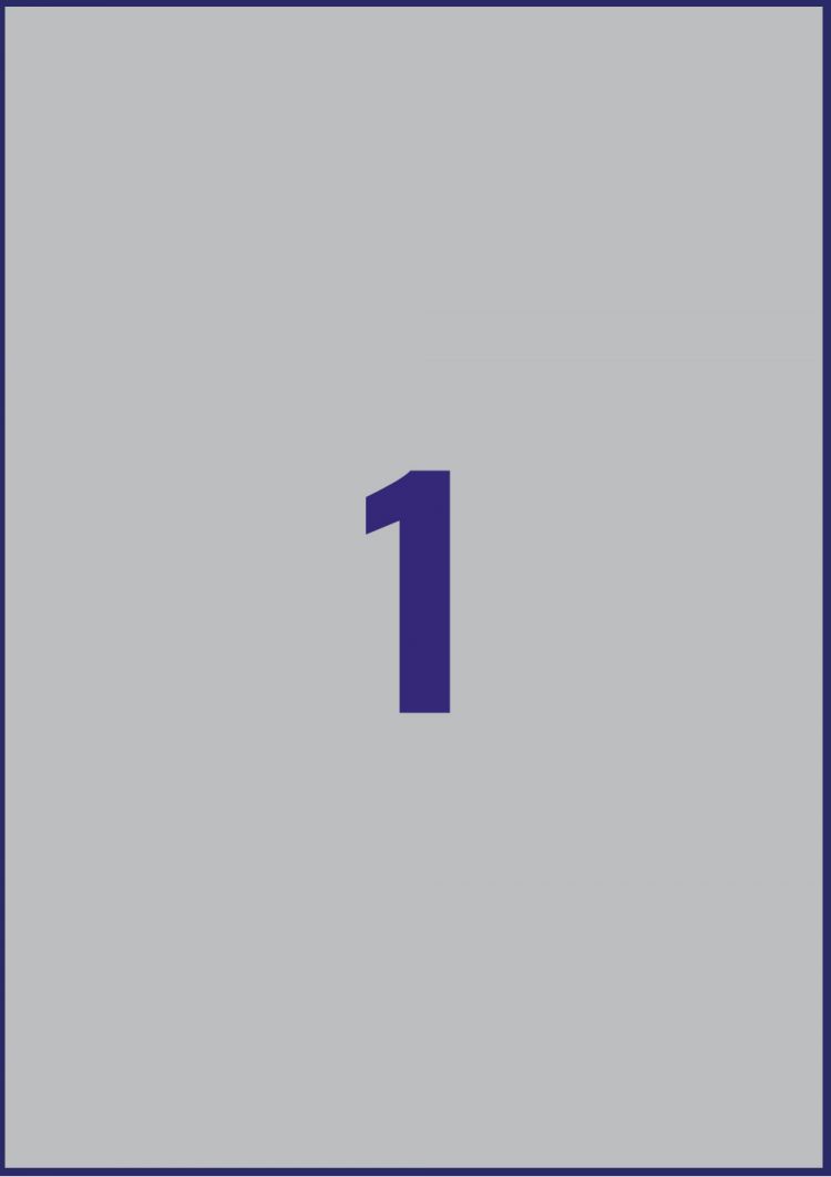 Avery L4775-20 Resistant Labels 20 sheets - 1 Labels per Sheet