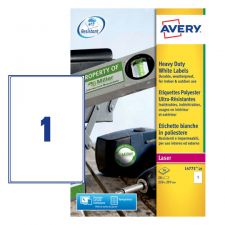 Avery L4775-20 Resistant Labels 20 sheets - 1 Labels per Sheet