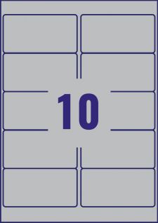 Avery L6012-20 Resistant Labels 20 sheets - 10 Labels per Sheet thumbnail 2