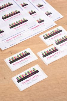 Avery L4785-20 80 x 50mm Self Adhesive Silk Name Badges 20 Sheets - 10 Labels per Sheet thumbnail 4