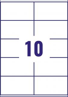 Avery L7992-25 Waterproof Labels 25 sheets - 10 Labels per Sheet thumbnail 2