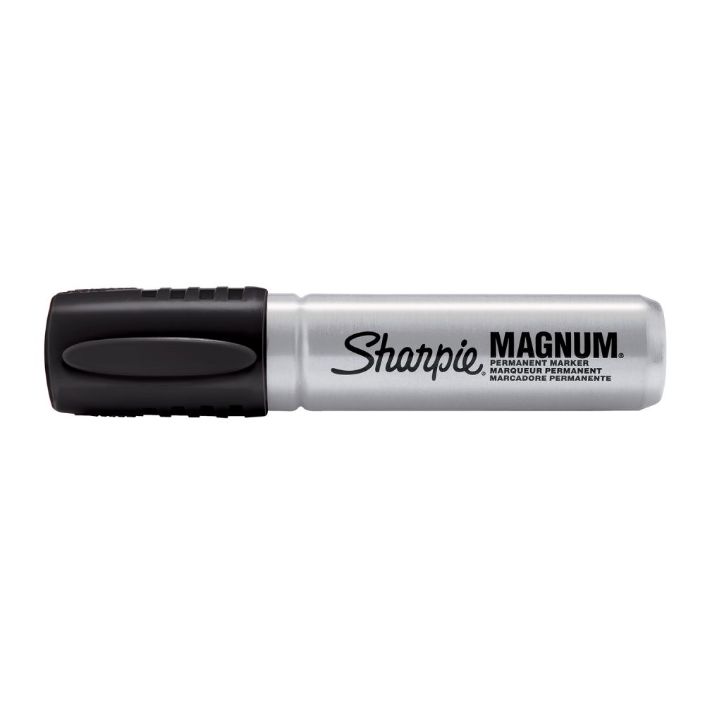 Sharpie S0949850 Metal Barrel Magnum large Chisel Black Pack of 12