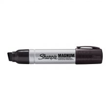 Sharpie S0949850 Pro Metal Barrel Magnum large Chisel Black Pack of 12 thumbnail 4