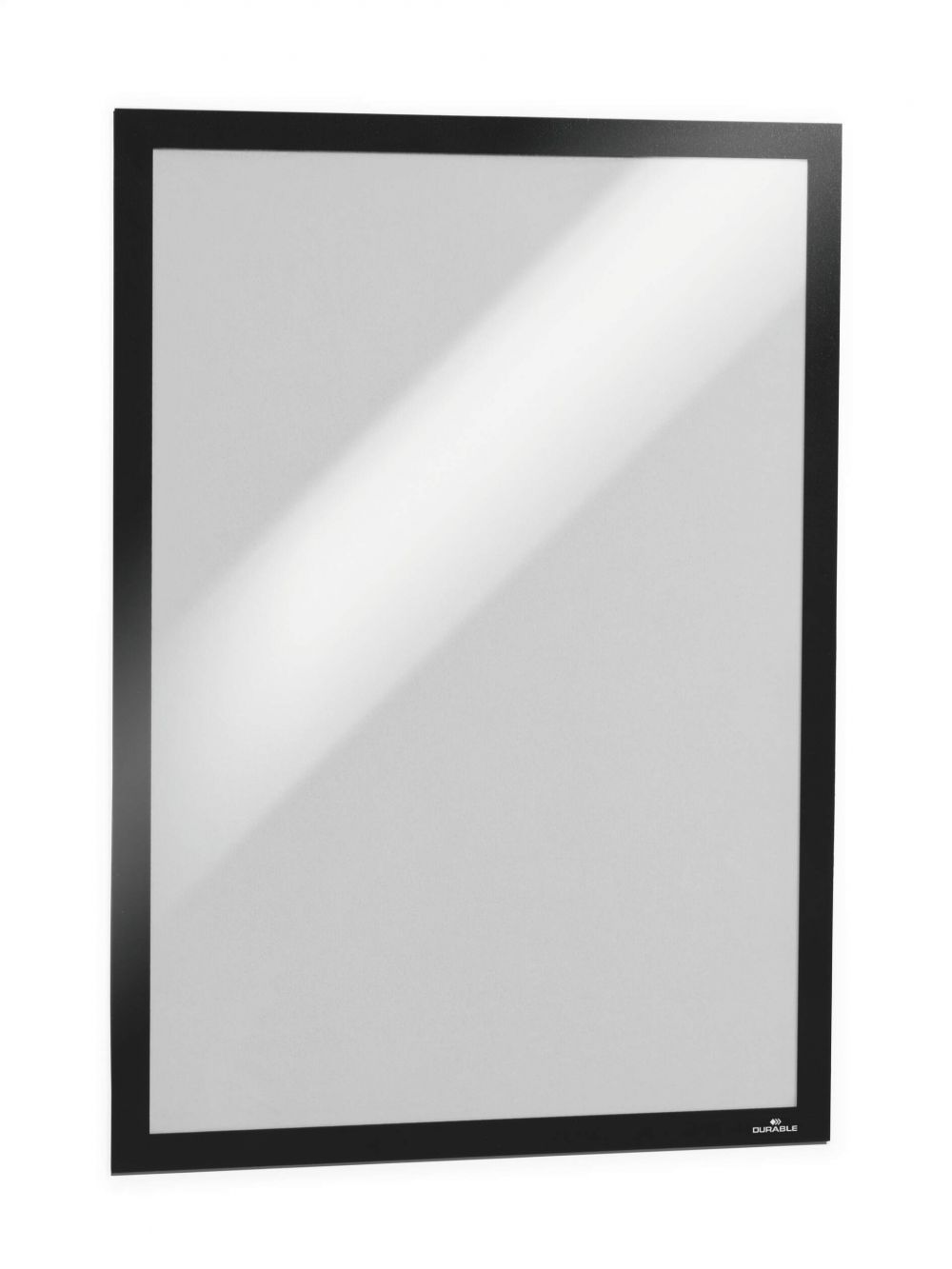 Durable DURAFRAME Self Adhesive Magnetic Signage Frame PK2 A3 Black