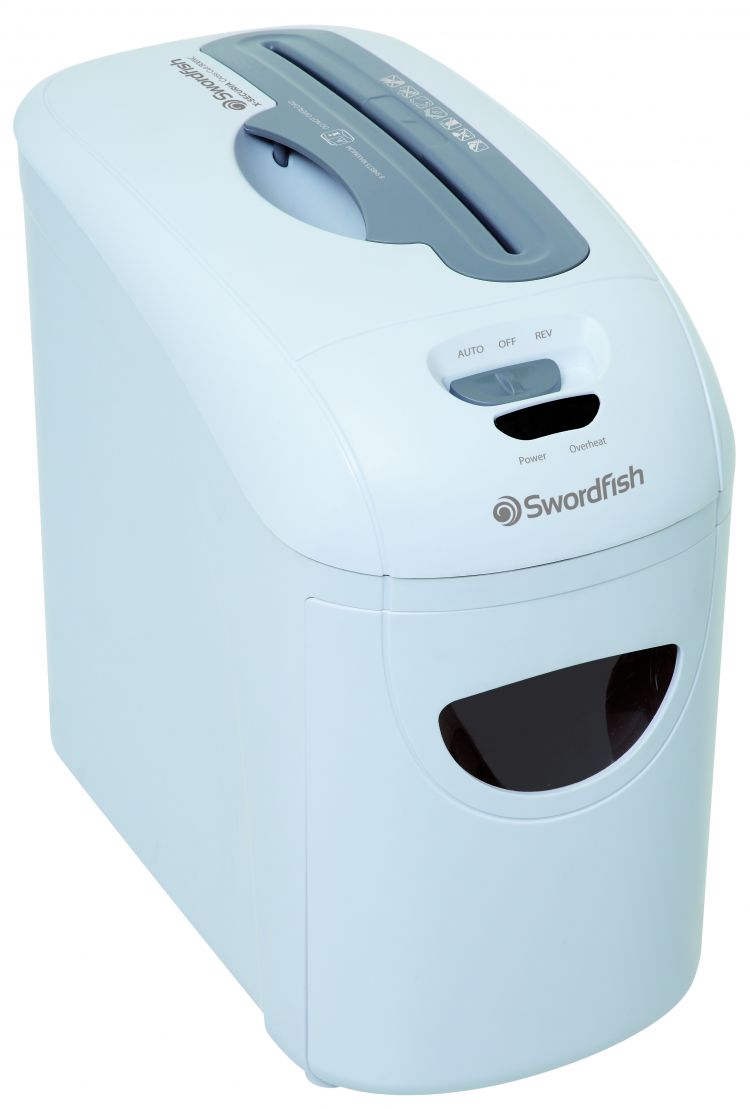 Swordfish 800XC SECURIA Cross Cut Shredder White - Image 2
