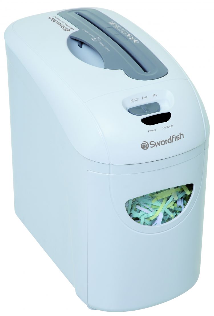 Swordfish 800XC SECURIA Cross Cut Shredder White - Image 3