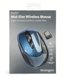 Kensington K72421WW Pro Fit Wireless Mid-Size Mouse Blue thumbnail 7