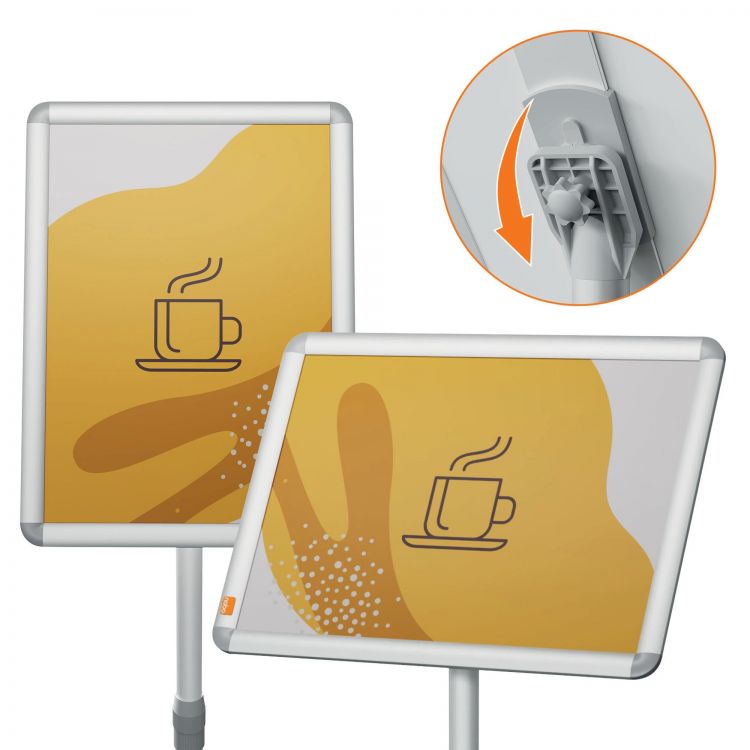 Nobo 1902384 A3 Snap Frame Display Stand - Image 5