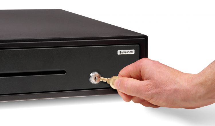 Safescan LD-4141 Low Duty Cash Drawer with 8 Coin and 4 Note Trays - Image 6