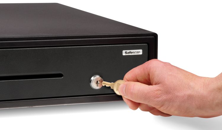 Safescan SD-4141 Standard Duty Cash Drawer with 8 Coin and 4 Note Trays - Image 5