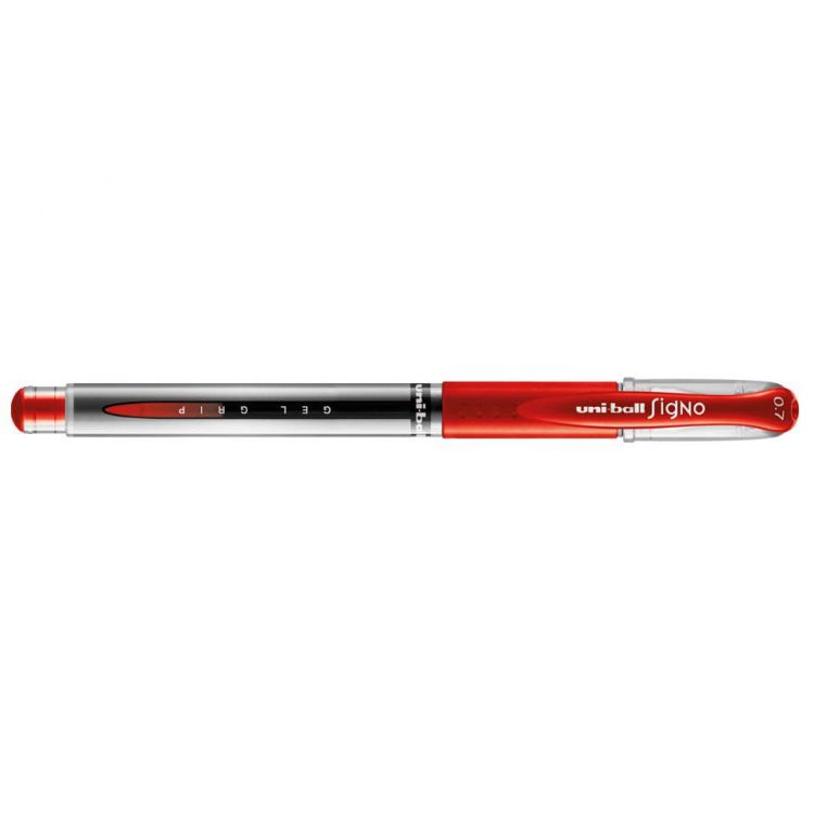uni-ball Signo 12 Pack Red Gel Grip Rollerball Pen 0.7mm Medium Nib