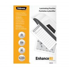Fellowes 5312903 A4 80Mic Pouch 250pk thumbnail 1