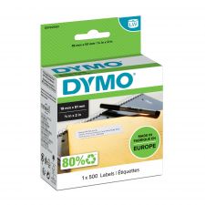 Dymo 11355 19mm x 51mm Multi Purpose Labels Black on White thumbnail 1