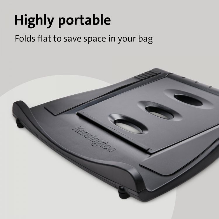 Kensington K52788WW SmartFit EasyRiser Laptop Cooling Stand - Black - Image 2