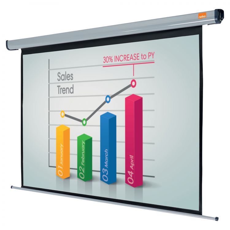 Nobo 1901971 Electric 1600 x 1200mm Projection Screen - Image 2