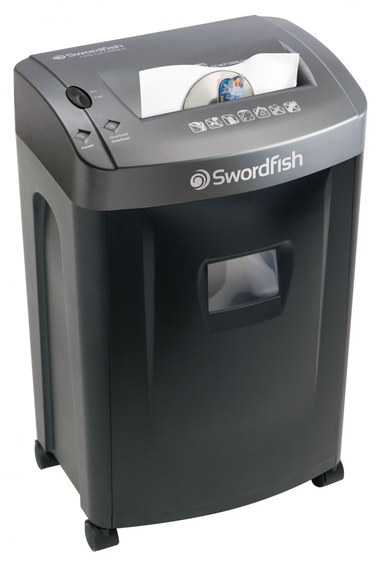 Swordfish 1500XCD Cross Cut Shredder