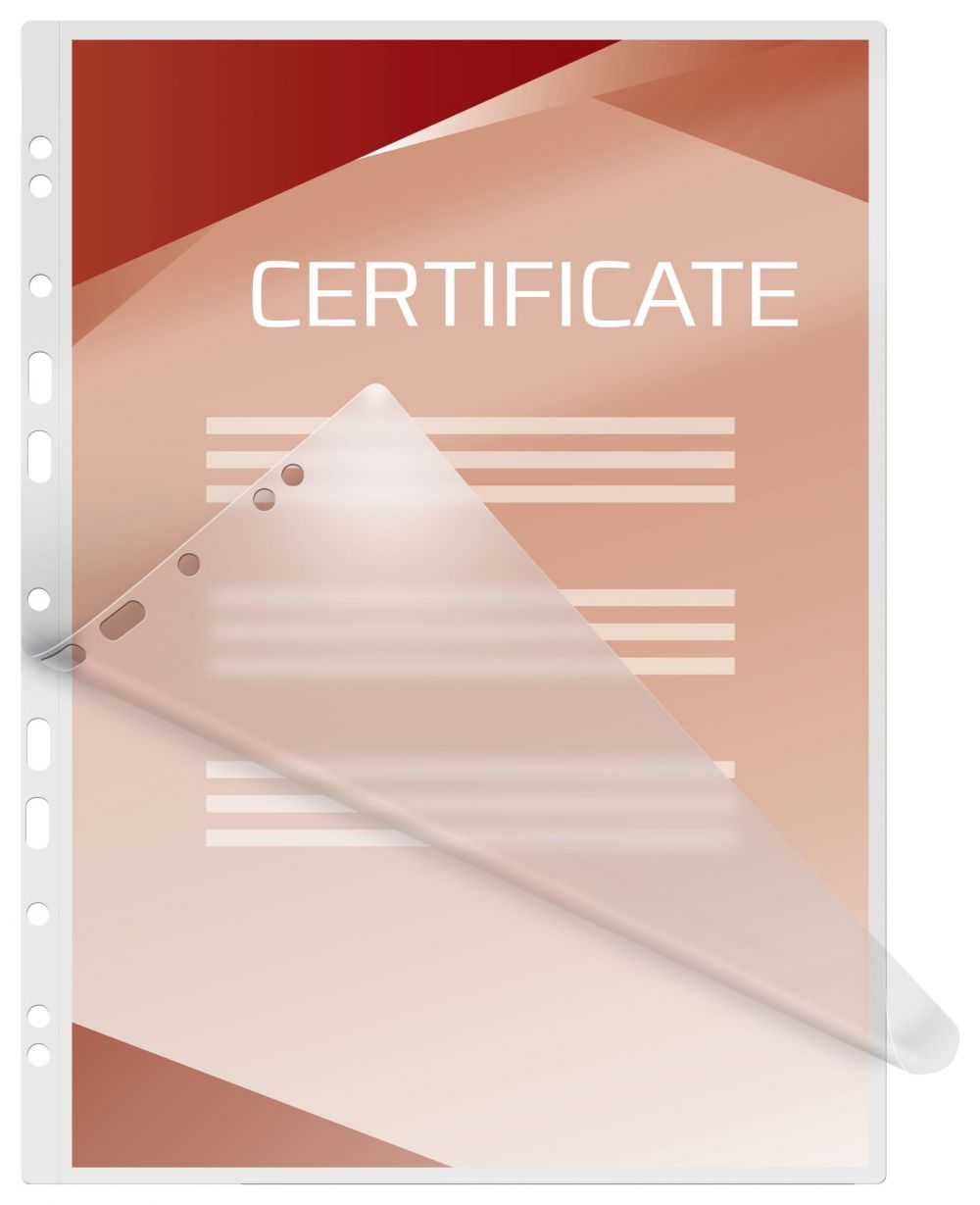 GBC 41664E A4 Organise Gloss Pouch 75 Micron 100Pk