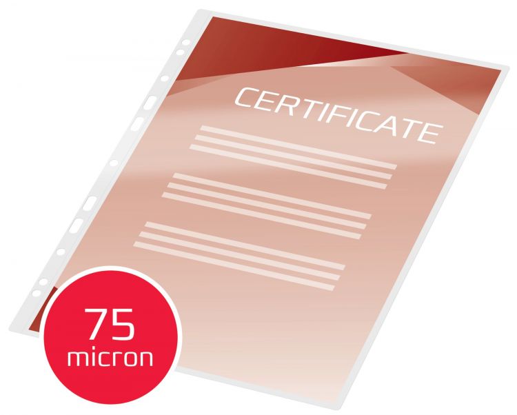 GBC 41664E A4 Organise Gloss Pouch 75 Micron 100Pk - Image 3