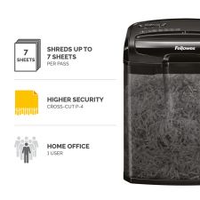 Fellowes M-7CM Cross Cut Shredder thumbnail 2