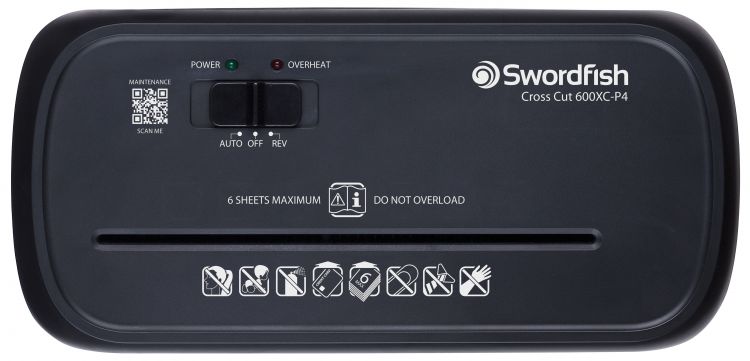 Swordfish 600XC Cross Cut Shredder - Image 2