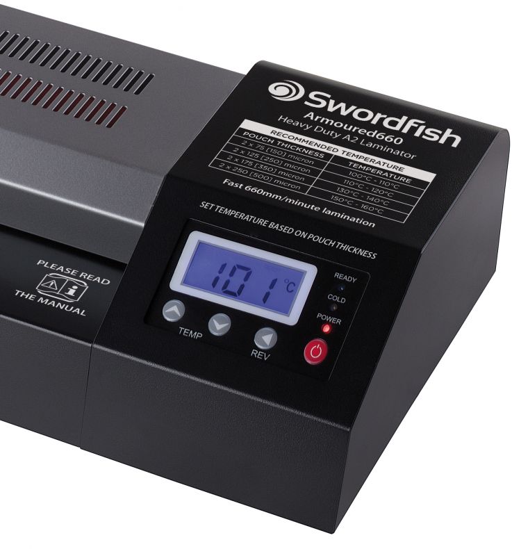 Swordfish 40351 Armoured 660 Heavy Duty A2 Laminator