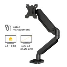 Fellowes 8043301 Platinum Series Single Monitor Arm thumbnail 3
