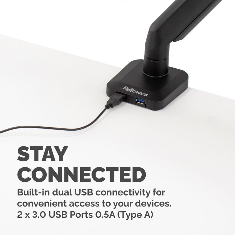 Fellowes 8043301 Platinum Series Single Monitor Arm - Image 5