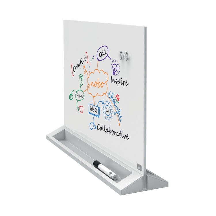 Nobo 1905265 Diamond Glass Magnetic Desktop Board - Image 4