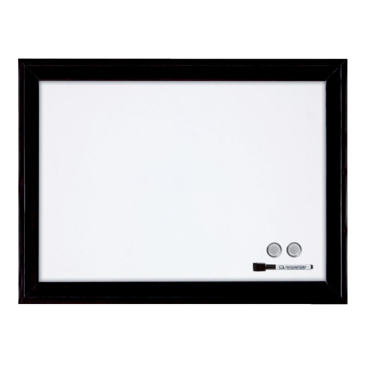 Nobo 1903785 Magnetic Dry Erase Whiteboard Black plastic Frame 430 x 585mm