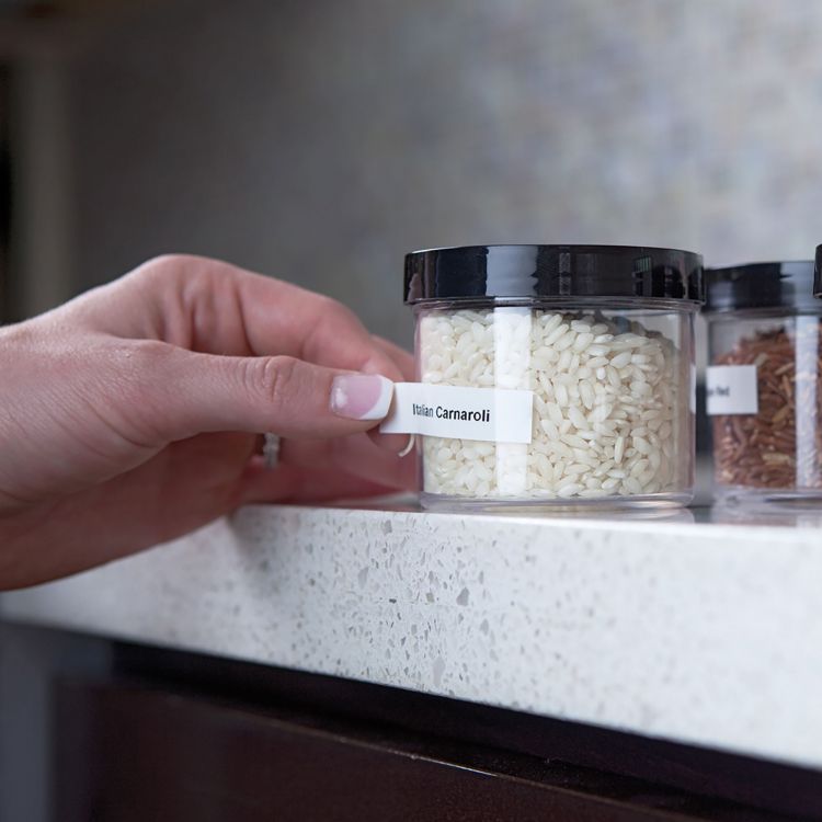 Dymo 40913 D1 9mm x 7m Black on White Tape - Image 8