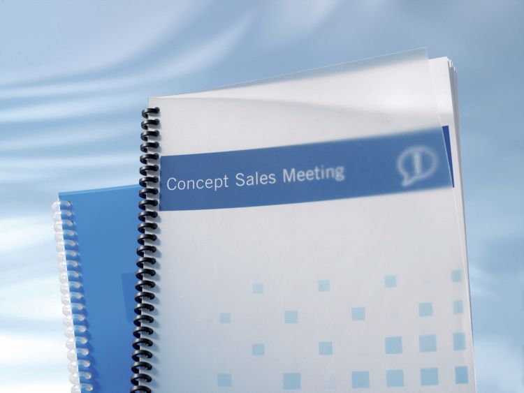 GBC IB387159 PolyClearView A4 450 Micron Binding Cover pack of 50