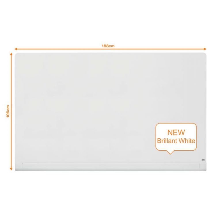 Nobo 1905193 Impression Pro Glass Magnetic Whiteboard 1900x1000mm