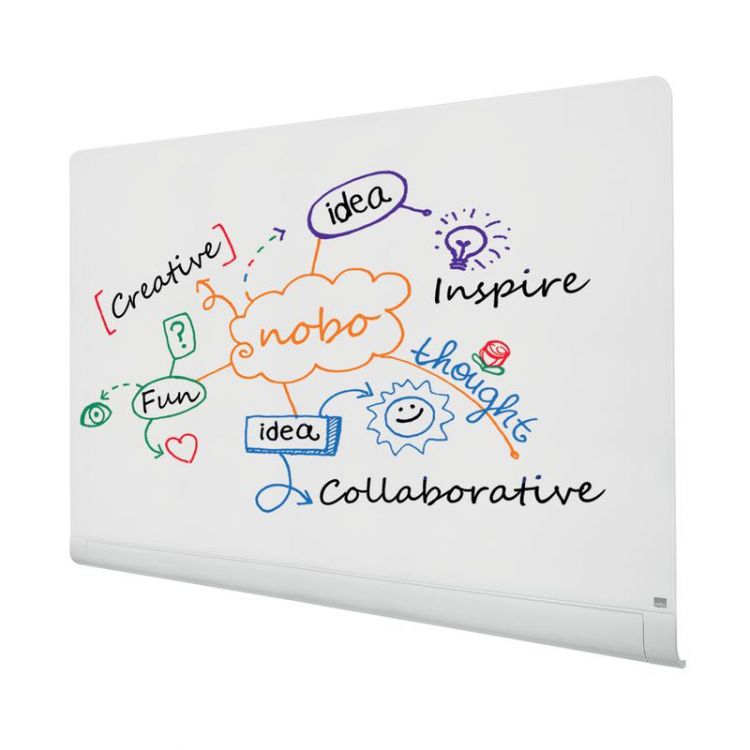 Nobo 1905193 Impression Pro Glass Magnetic Whiteboard 1900x1000mm - Image 2