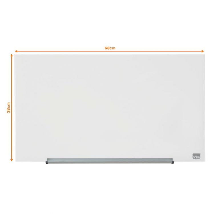 Nobo 1905175 Impression Pro Glass Magnetic Whiteboard 680x380mm - Image 5