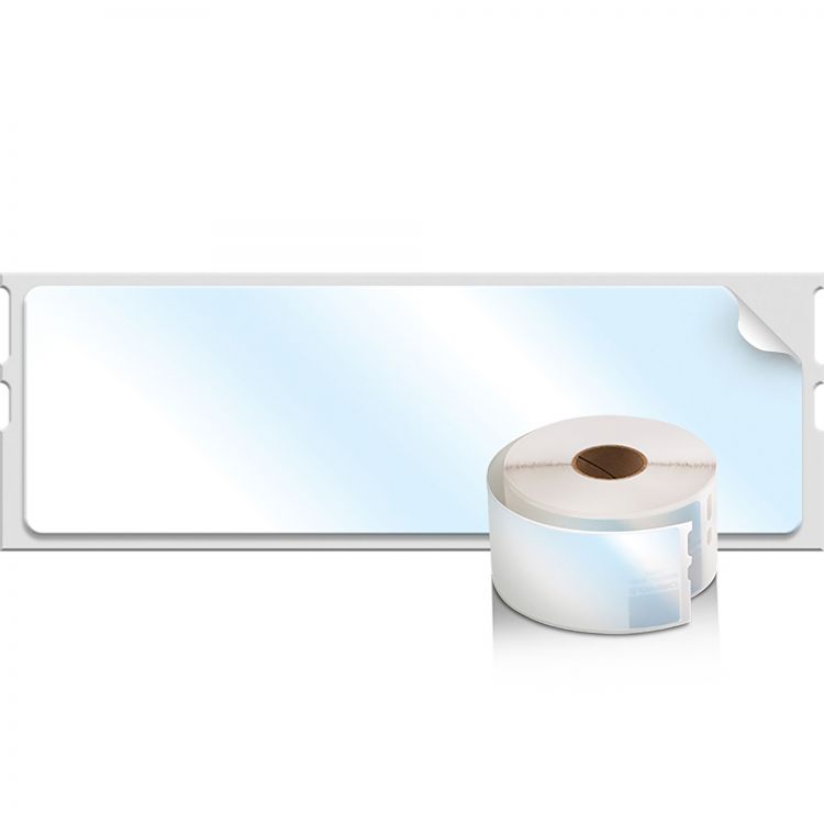 Dymo 99013 36mm x 89mm Address Labels Black On Clear - Image 2