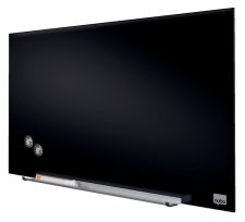 Nobo 1905179 Black Impression Pro Glass Magnetic Whiteboard 680x380mm thumbnail 2