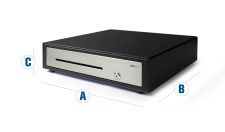 Safescan HD-4141S Heavy Duty Cash Drawer with 8 Coin and 4 Note Trays thumbnail 2