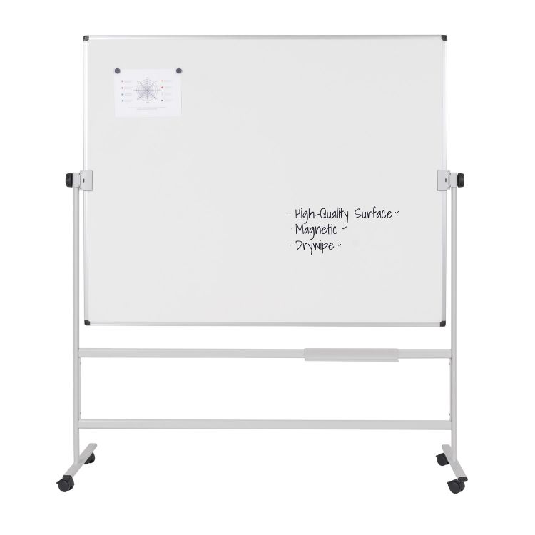 Bi-Office Mobile Enamel Revolving Board 1500 x 1000mm - Image 7