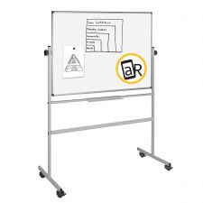 Bi-Office Mobile Enamel Revolving Board 1500 x 1000mm thumbnail 1