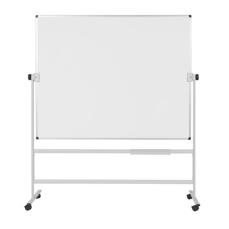 Bi-Office Mobile Lacquered Steel Revolving Board 1200 x 1200mm - Image 5